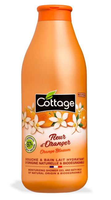 Lait Corps - Hydrate & Nourrit - 97% d'ingrédients d'origine naturelle* -  Cottage France